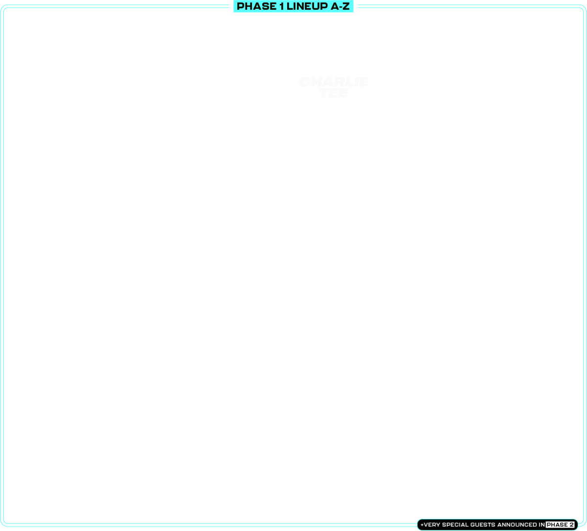 FF25 Lineup